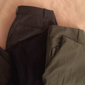 SET OF THREE ANN TAYLOR ANKLE PANTS